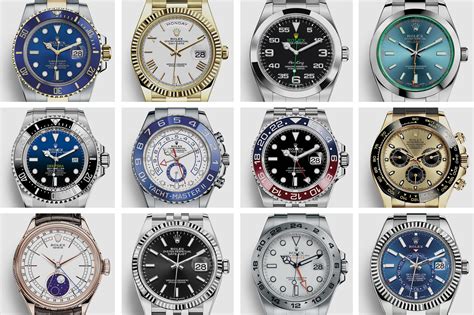 rolex all models mens|list of all rolex models.